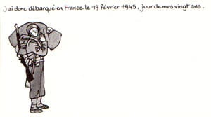 Emmanuel Guibert, La guerre d'Alan, dessin